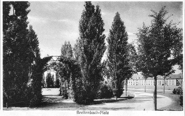 Breitenbachplatz: vor 1920, noch ohne Randbebauung